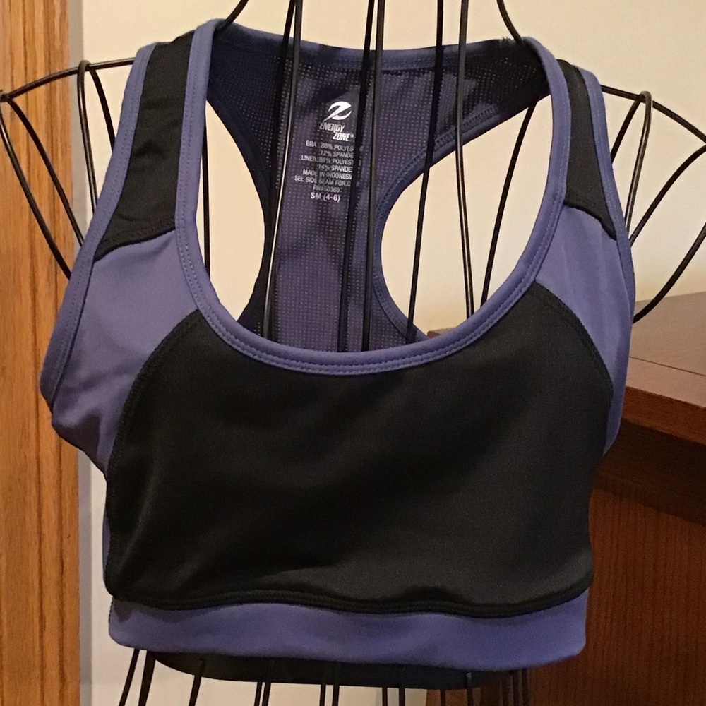 Energy Zone Sports Bra Sm 4-6 Small Athletic